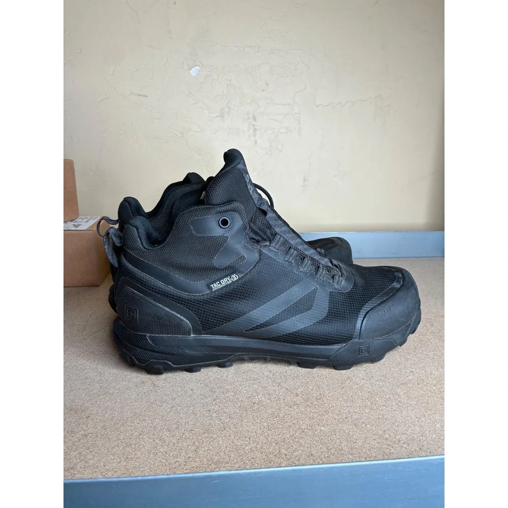 5.11 Tactical A/T Mid WP Black Waterproof Boots 12446 Mens 11.5 ATLAS Training
